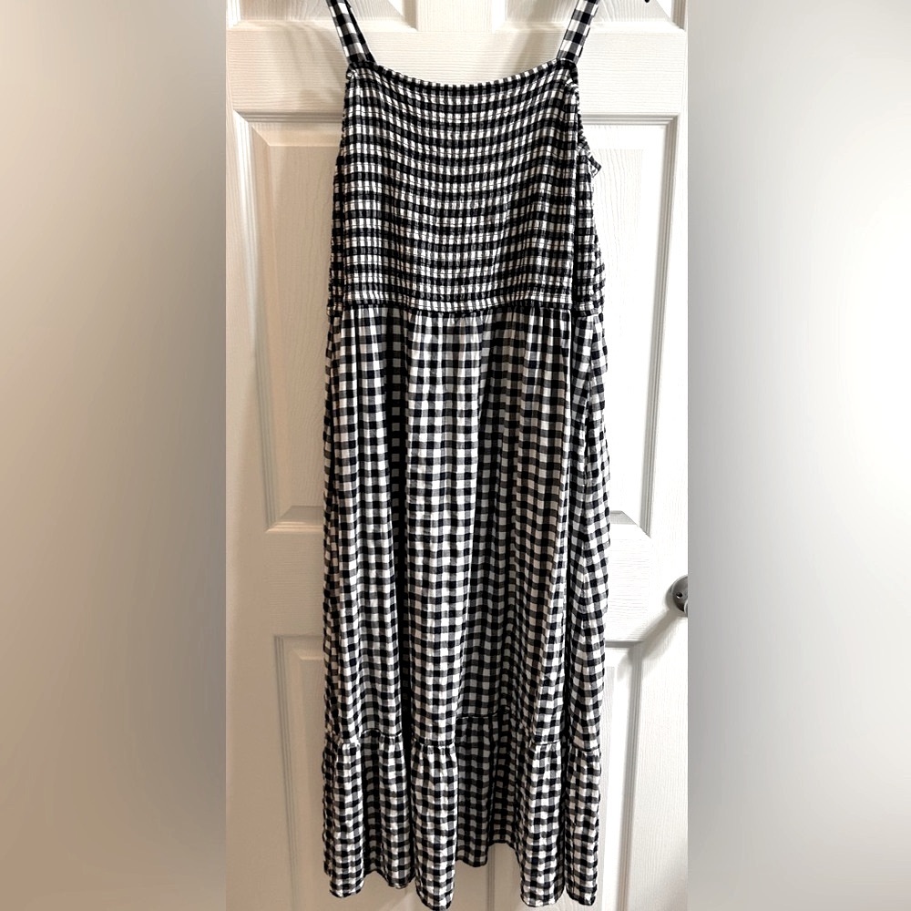 BOGO Lane Bryant dark blue and white gingham style sundress. Really cute.